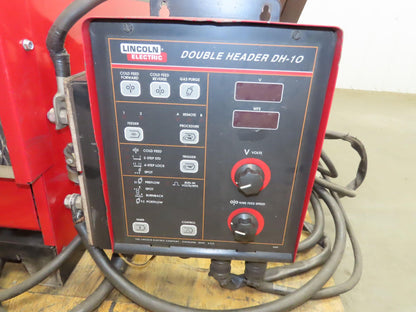 Lincoln CV 655 Mig Welder 650A Welding Power Source DH-10 Double Header Feeder