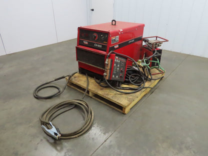 Lincoln CV 655 Mig Welder 650A Welding Power Source DH-10 Double Header Feeder