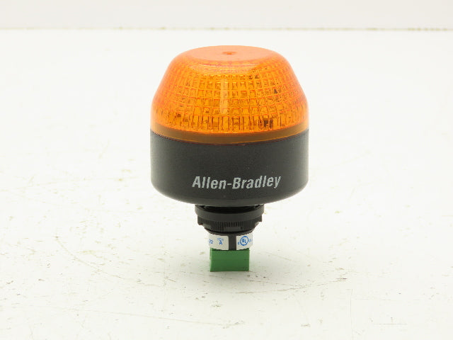 Allen Bradley 855PB-B24LE522 Amber Selectable Flashing Steady LED 24V AC/DC 22mm