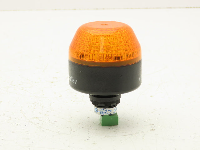 Allen Bradley 855PB-B24LE522 Amber Selectable Flashing Steady LED 24V AC/DC 22mm