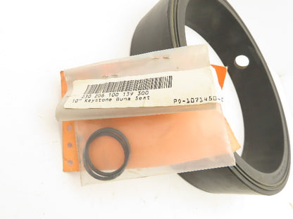 Keystone Tyco 10" Butterfly Valve Gasket Seat BUNA-N Rubber 206-100-139-000