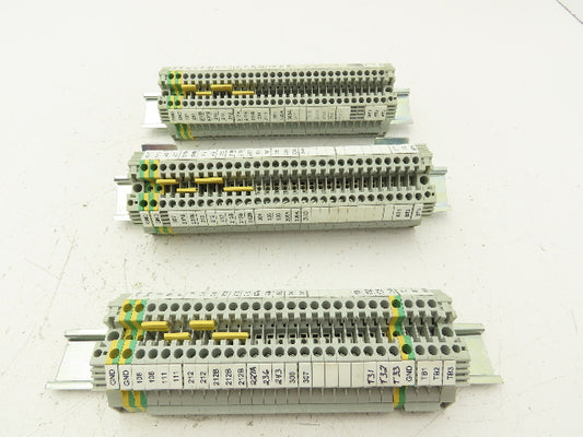 Allen Bradley 1492-J4 Feed Through Terminal Block 4mm 22-10awg 35A Lot of 80