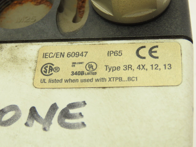 Eaton XTPB1P6BC1 Manual Motor Starter Enclosure 1.6A 600V Lot of 2