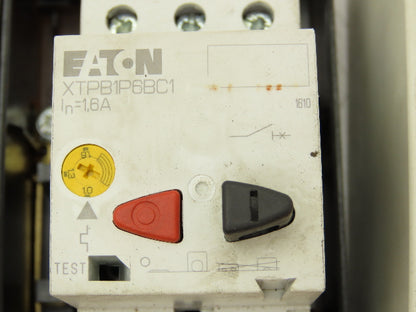 Eaton XTPB1P6BC1 Manual Motor Starter Enclosure 1.6A 600V Lot of 2