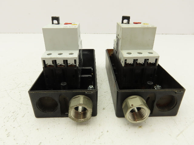 Eaton XTPB1P6BC1 Manual Motor Starter Enclosure 1.6A 600V Lot of 2