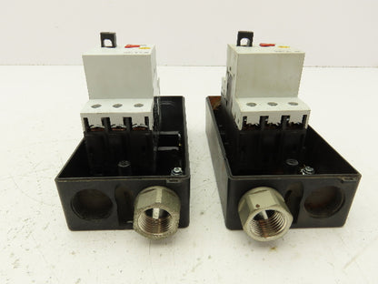 Eaton XTPB1P6BC1 Manual Motor Starter Enclosure 1.6A 600V Lot of 2
