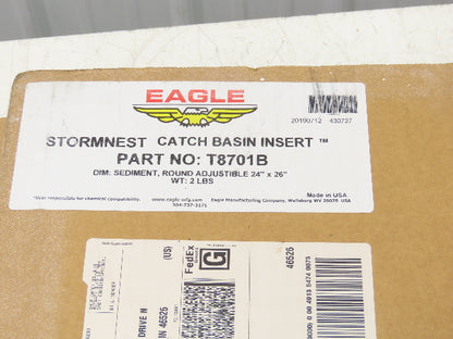 Eagle T8701B Stormnest Catch Basin Insert 26" Drain Sediment Lot of 2