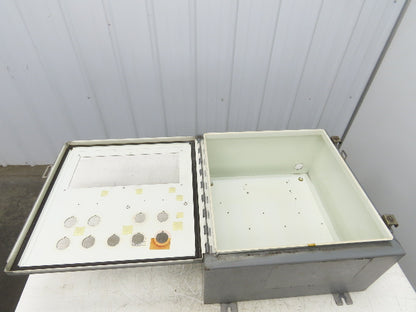 Hoffman Electrical Box Enclosure 20x20x10" Backplate Wall Mount