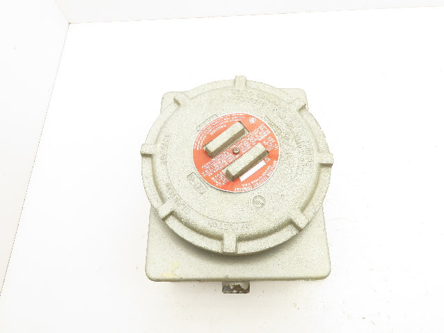 Appleton GUB-2-1-20 Cast Aluminum Explosion Proof Electric Box 10x8x4" 8" Lid