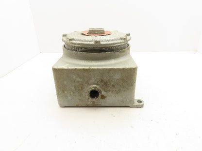 Appleton GUB-2-1-20 Cast Aluminum Explosion Proof Electric Box 10x8x4" 8" Lid