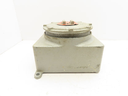 Appleton GUB-2-1-20 Cast Aluminum Explosion Proof Electric Box 10x8x4" 8" Lid