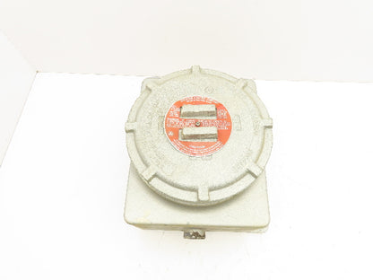 Appleton GUB-2-1-20 Cast Aluminum Explosion Proof Electric Box 10x8x4" 8" Lid