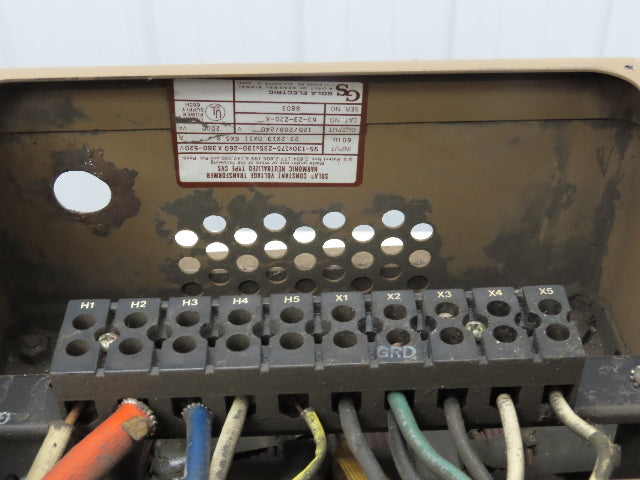 Sola 63-23-220-8 Mini/Micro Computer Power Supply Constant Volt Transformer 2KVA