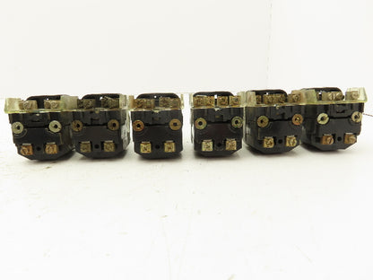 Allen Bradley 800T-PT16 White Illuminated Push Button Switch 30mm Lot of 6