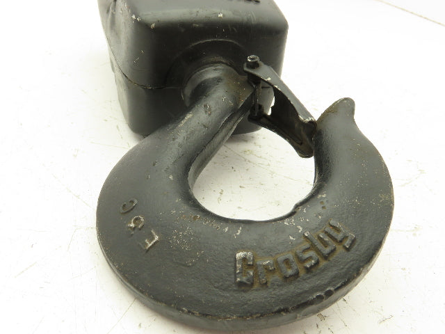 CM Lodestar 2 Ton Lower Hook Block Assembly Double Chain Black 627-860