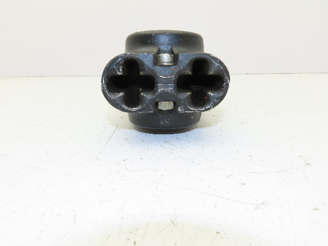 CM Lodestar 2 Ton Lower Hook Block Assembly Double Chain Black 627-860