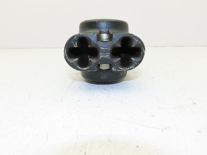 CM Lodestar 2 Ton Lower Hook Block Assembly Double Chain Black 627-860