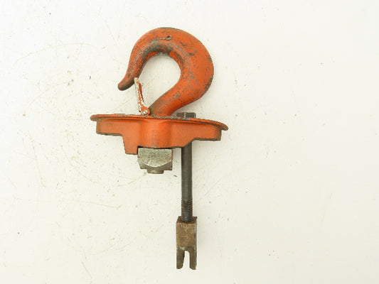 CM Lodestar 2 Ton Hoist Upper Rigid Hook Suspension Latch Hook Orange 627-710