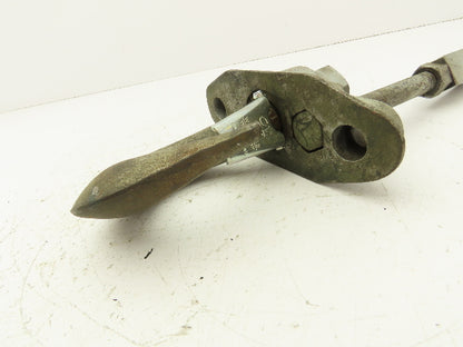 CM Lodestar 2 Ton Hoist Upper Rigid Hook Suspension Latch Hook Gray 627-710