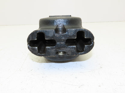 CM Lodestar 2 Ton V2 Lower Hook Block Assembly Double Reeved Chain Black
