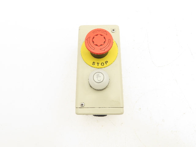 Fuji Banner AHX922A Push Button Enclosure E-Stop 2-Color Touch Sensor