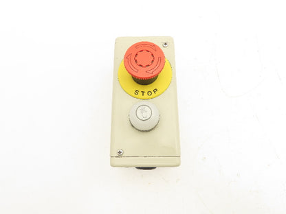 Fuji Banner AHX922A Push Button Enclosure E-Stop 2-Color Touch Sensor