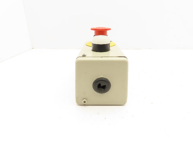 Fuji Banner AHX922A Push Button Enclosure E-Stop 2-Color Touch Sensor