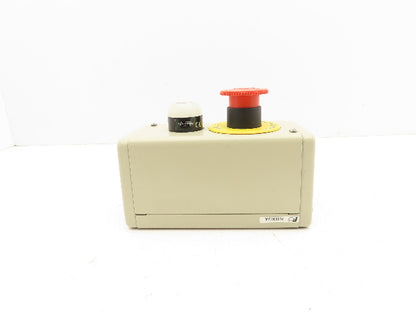 Fuji Banner AHX922A Push Button Enclosure E-Stop 2-Color Touch Sensor