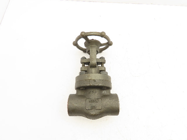 Bonney Forge HL 11 Manual Gate Valve 1" Socket Weld Class 800 A105N Steel