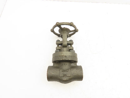 Bonney Forge HL 11 Manual Gate Valve 1" Socket Weld Class 800 A105N Steel