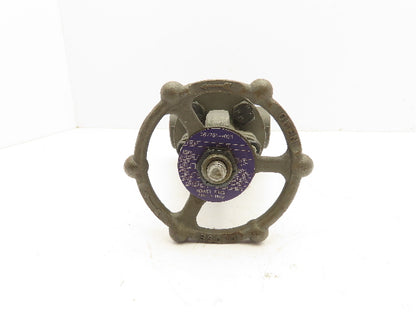 Bonney Forge HL 11 Manual Gate Valve 1" Socket Weld Class 800 A105N Steel