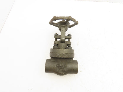 Bonney Forge HL 11 Manual Gate Valve 1" Socket Weld Class 800 A105N Steel