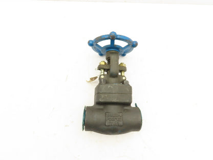 Sharpe Manual Gate Valve 1" NPT Threaded Class 800 A105 Forged Steel