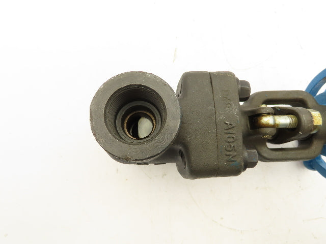 Sharpe Manual Gate Valve 1" NPT Threaded Class 800 A105 Forged Steel