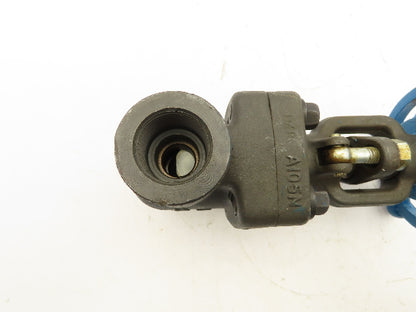 Sharpe Manual Gate Valve 1" NPT Threaded Class 800 A105 Forged Steel