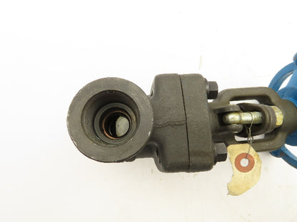Sharpe Manual Gate Valve 1" NPT Threaded Class 800 A105 Forged Steel