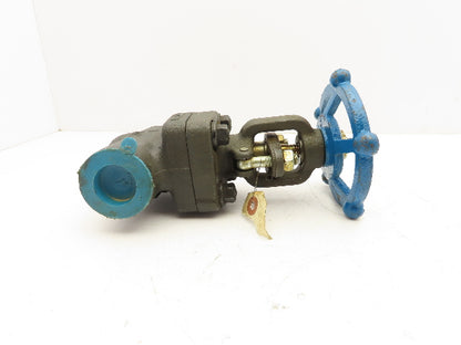 Sharpe Manual Gate Valve 1" NPT Threaded Class 800 A105 Forged Steel