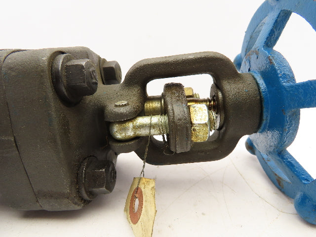 Sharpe Manual Gate Valve 1" NPT Threaded Class 800 A105 Forged Steel