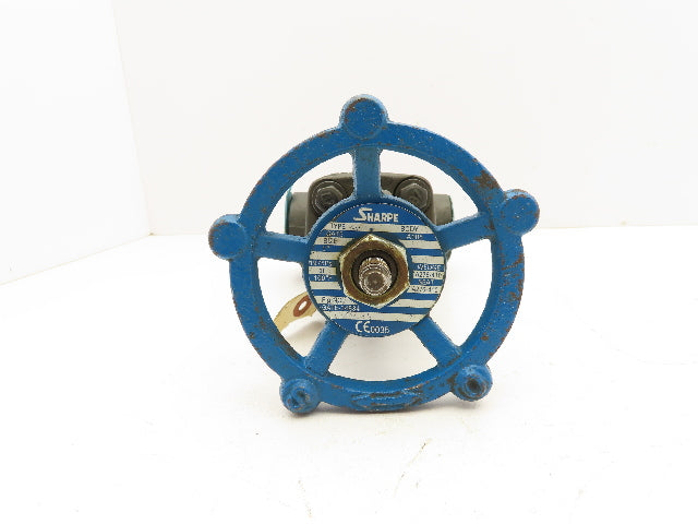 Sharpe Manual Gate Valve 1" NPT Threaded Class 800 A105 Forged Steel