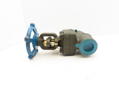 Sharpe Manual Gate Valve 1" NPT Threaded Class 800 A105 Forged Steel