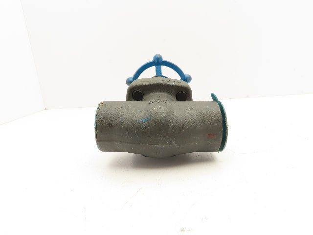 Sharpe Manual Gate Valve 1" NPT Threaded Class 800 A105 Forged Steel