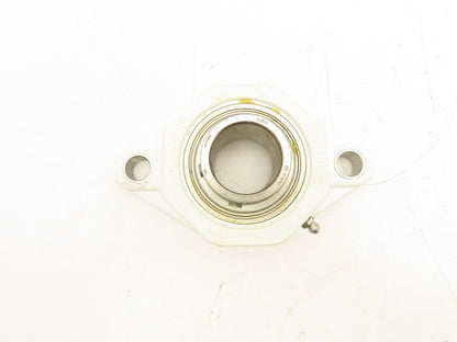 Dodge F2B-SCEZ-107-PCR EZ Kleen Plastic Flange-Mount Bearing 1-7/16" Bore 2-Bolt
