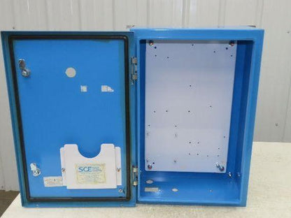 Saginaw SCE-24EL1608LP-10 Electrical Enclosure Control Panel 24x16x8" Blue