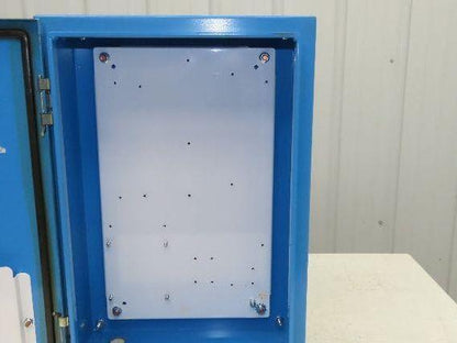 Saginaw SCE-24EL1608LP-10 Electrical Enclosure Control Panel 24x16x8" Blue