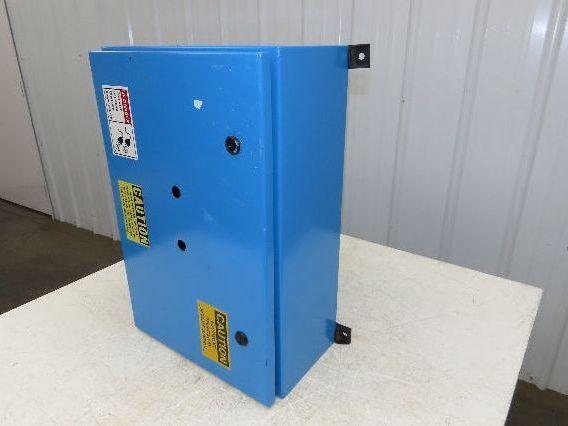 Saginaw SCE-24EL1608LP-10 Electrical Enclosure Control Panel 24x16x8" Blue