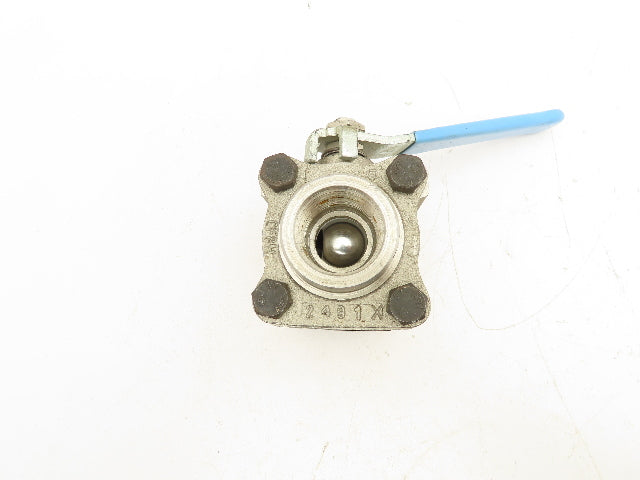 Neles Jamesbury 4ASTGR 3600 TT1 Stainless Manual Ball Valve 1" NPT Threaded