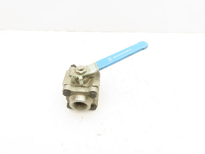 Neles Jamesbury 4ASTGR 3600 TT1 Stainless Manual Ball Valve 1" NPT Threaded