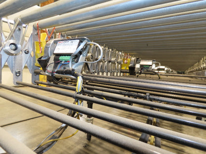 ConveyX 30"x 17'-30' Expandable Powered Roller Flex Conveyor Portable 115V