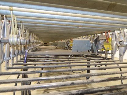 ConveyX 30"x 17'-30' Expandable Powered Roller Flex Conveyor Portable 115V
