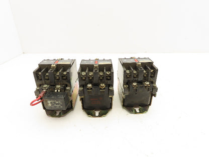 Allen Bradley 700-N220A1 AC Contactor Relay 120V Coil Lot of 3